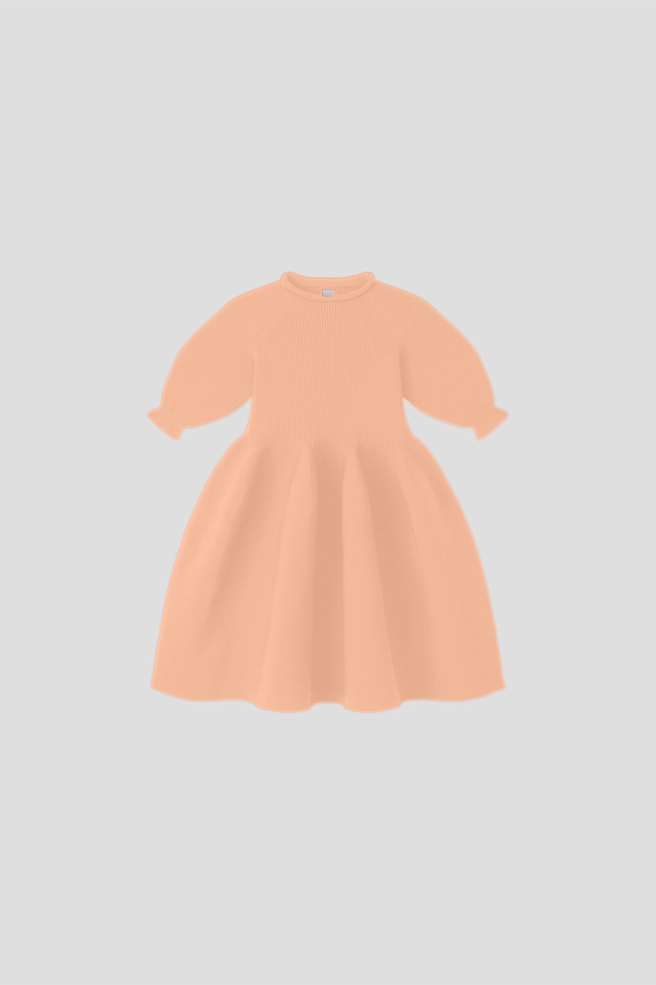 POTTERY KIDS PUFF SLEEVE DRESS - PEACH