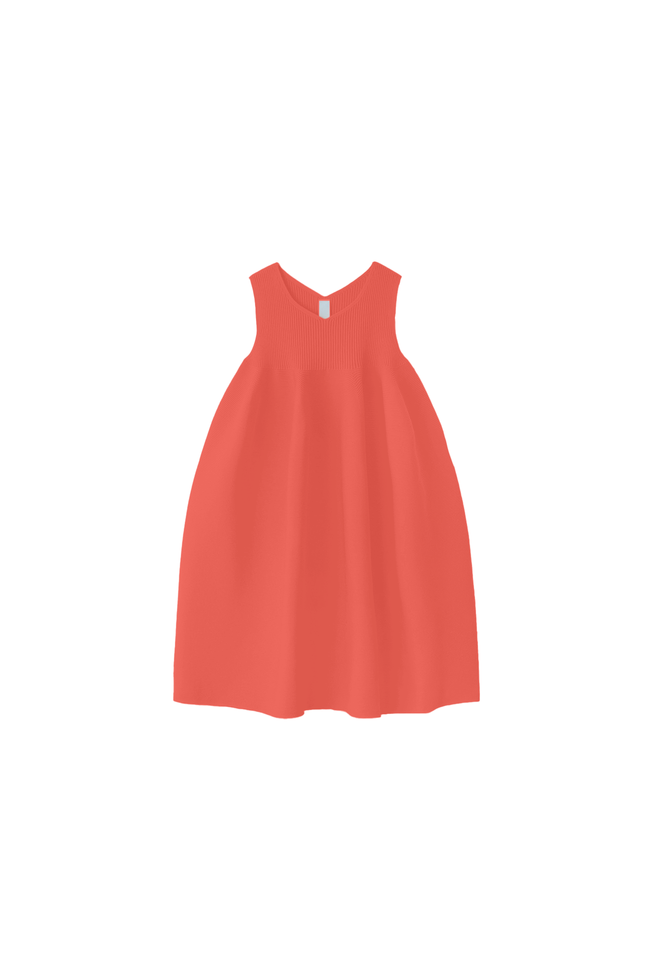 POTTERY KIDS SLEEVELESS BUST FLARE DRESS - CORAL PINK