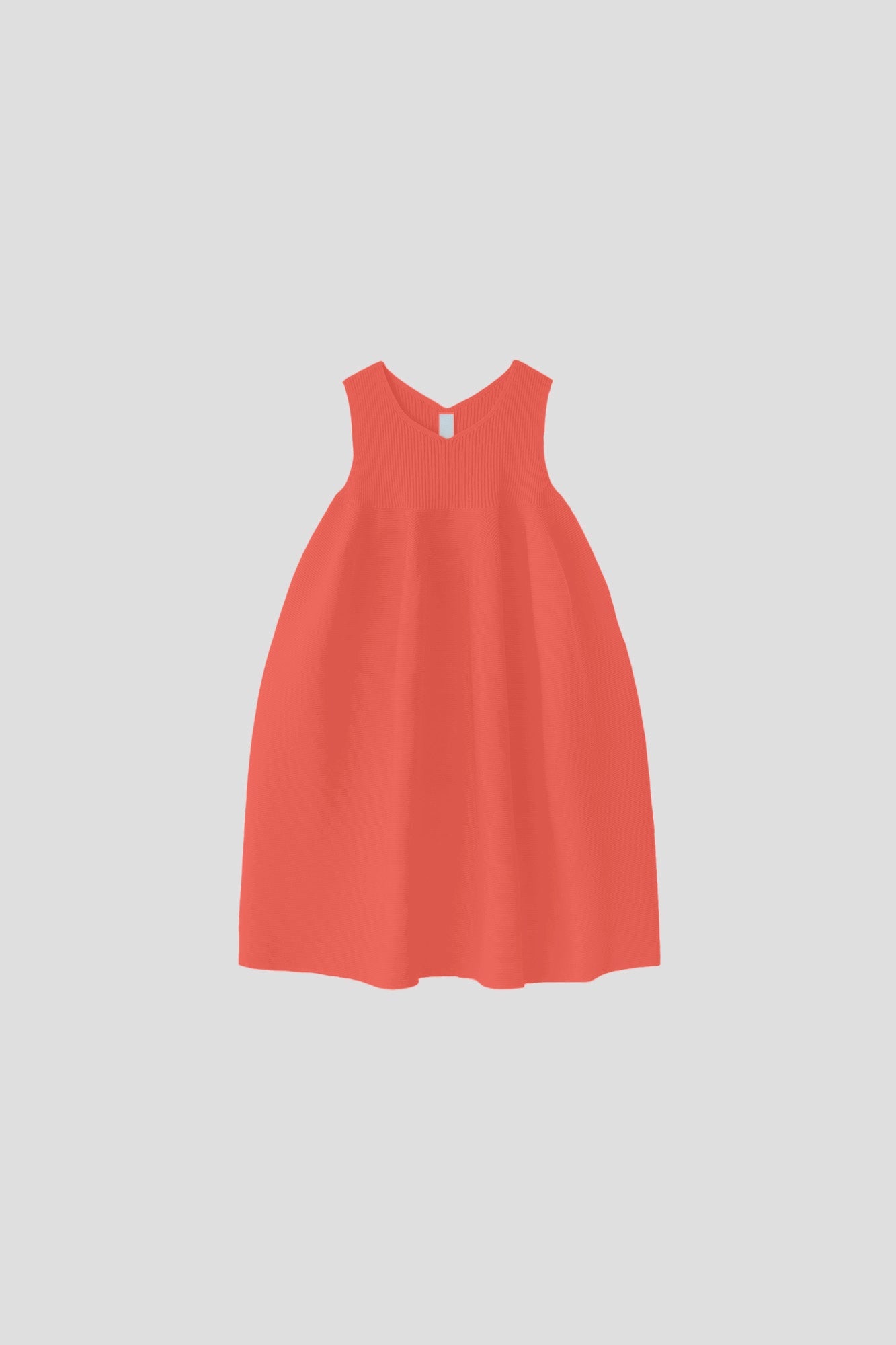 POTTERY KIDS SLEEVELESS BUST FLARE DRESS - CORAL PINK