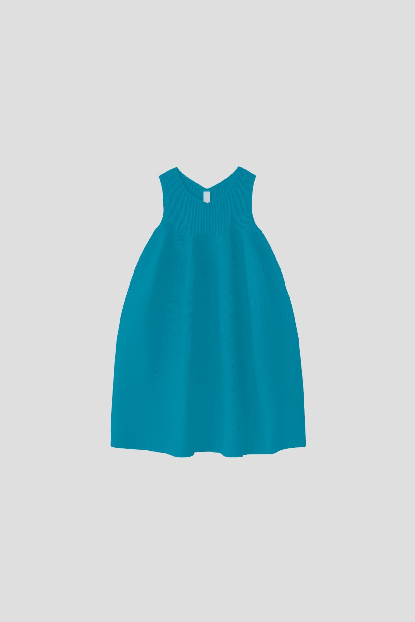 POTTERY KIDS SLEEVELESS BUST FLARE DRESS - CYAN