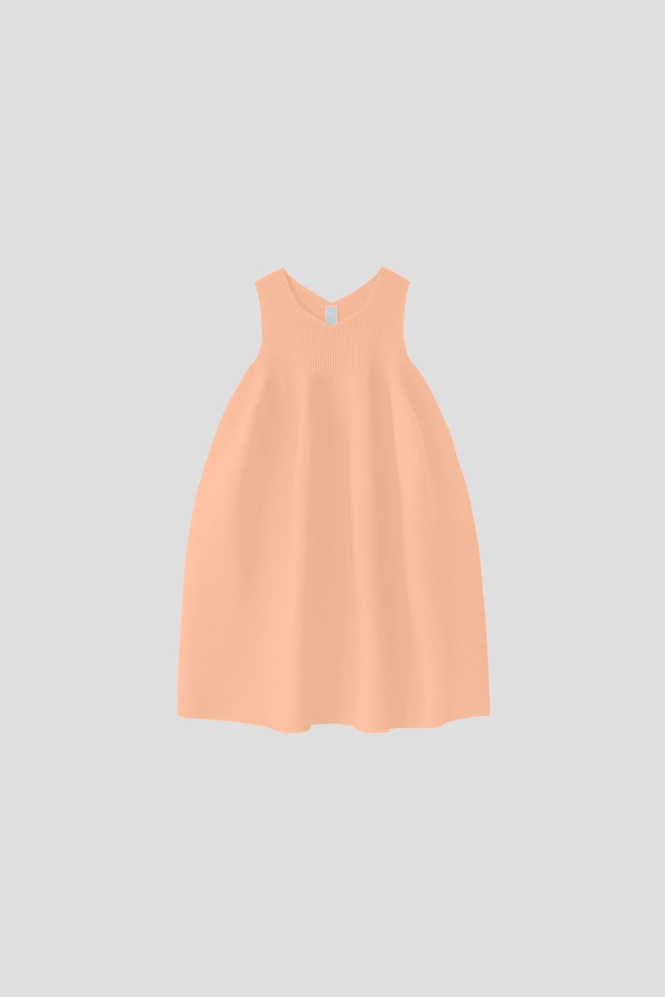 POTTERY KIDS SLEEVELESS BUST FLARE DRESS - PEACH