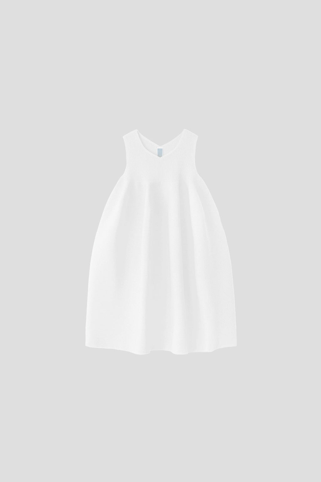 POTTERY KIDS SLEEVELESS BUST FLARE DRESS - WHITE