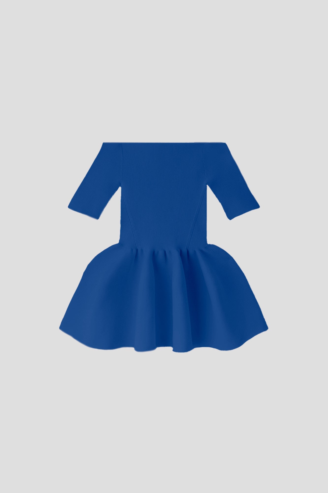 POTTERY HS OFF SHOULDER SHORT SLEEVE TOP - AZURE BLUE