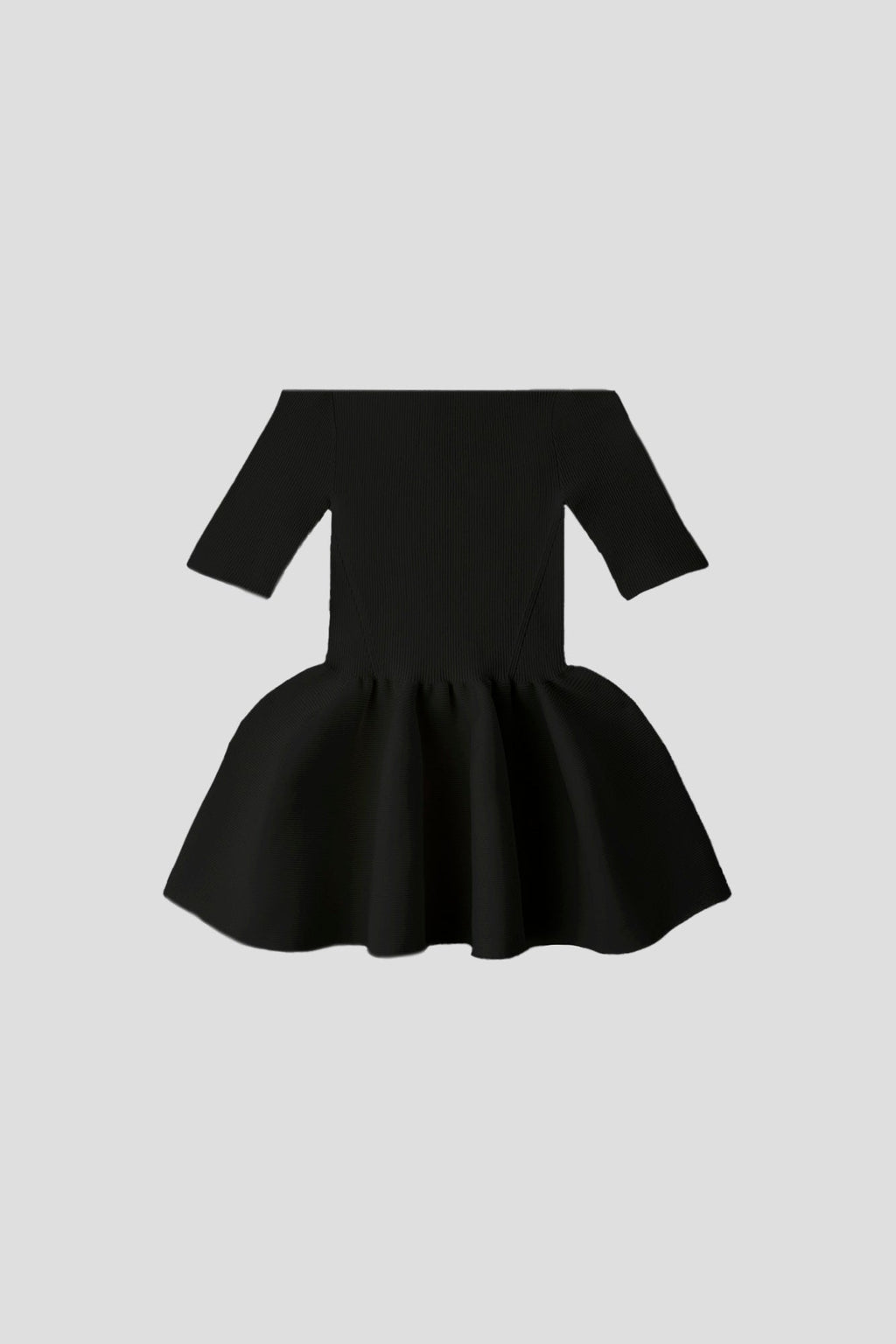 POTTERY HS OFF SHOULDER SHORT SLEEVE TOP - BLACK