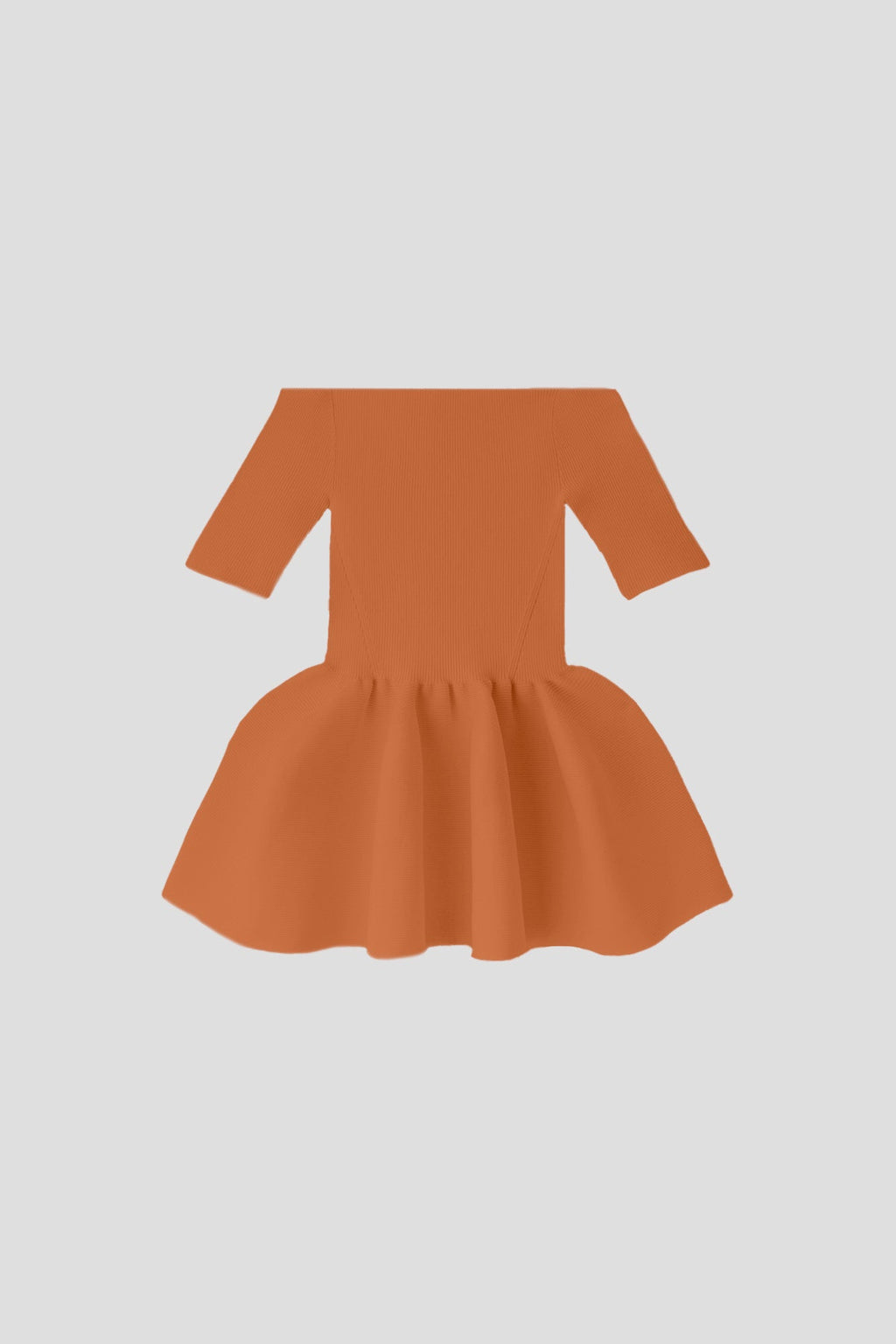 POTTERY HS OFF SHOULDER SHORT SLEEVE TOP - ORANGE OCHRE