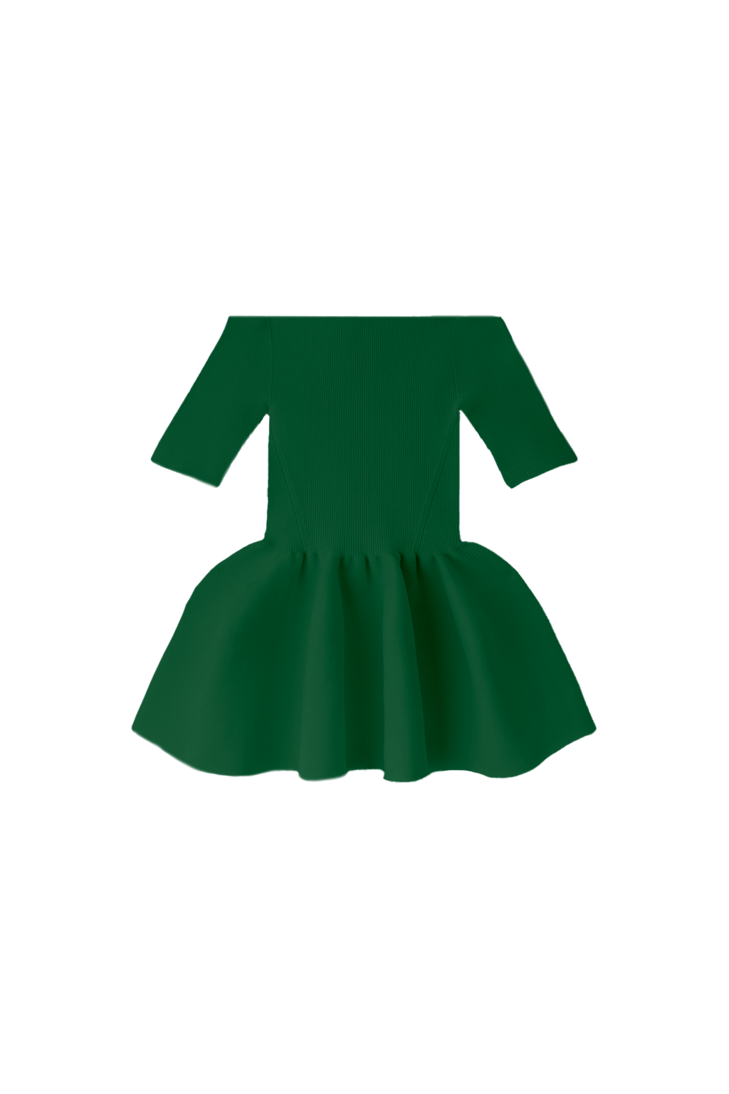 POTTERY HS OFF SHOULDER SHORT SLEEVE TOP - PINE GREEN