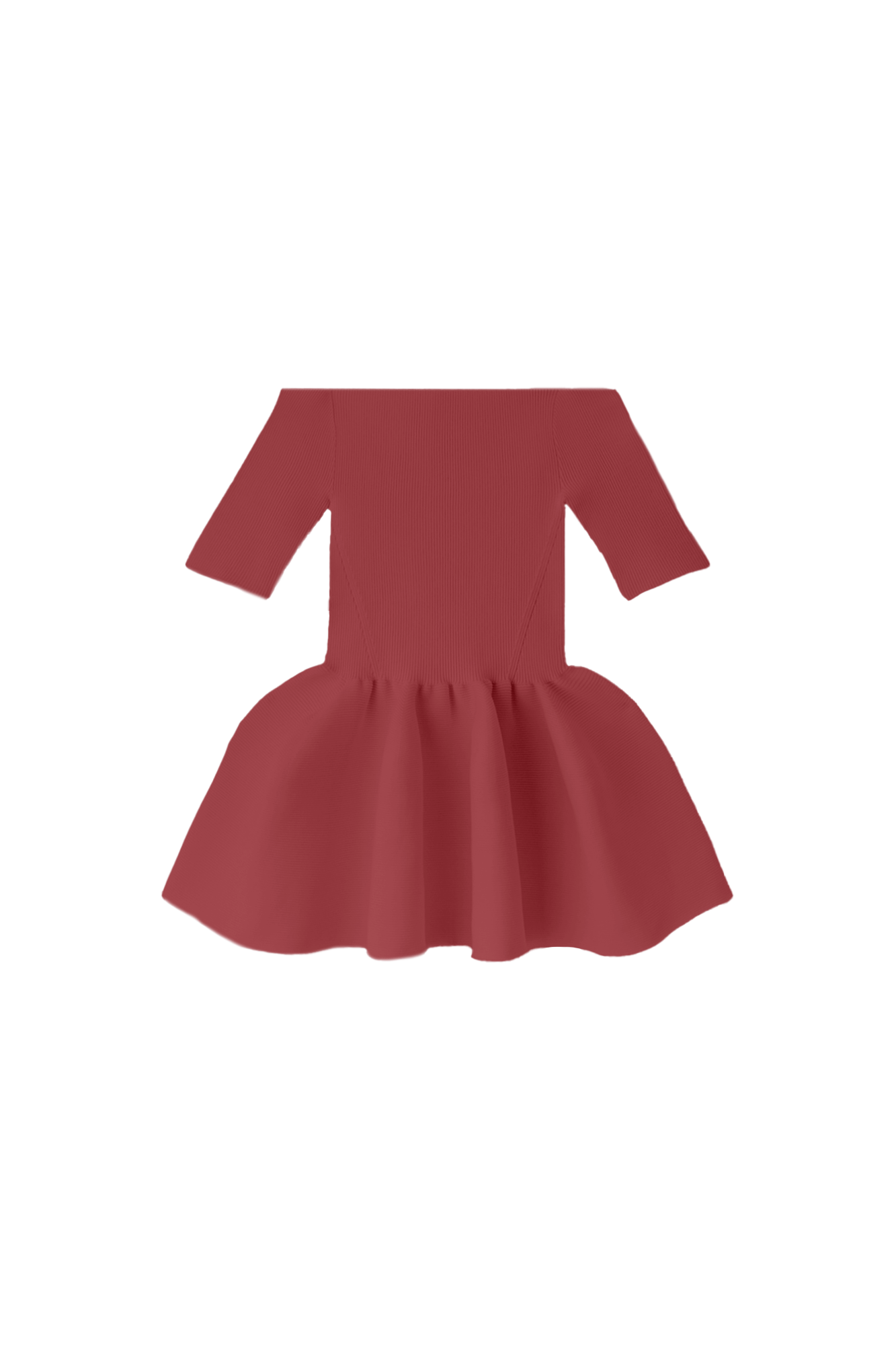 POTTERY HS OFF SHOULDER SHORT SLEEVE TOP - ROUGE BLUSH