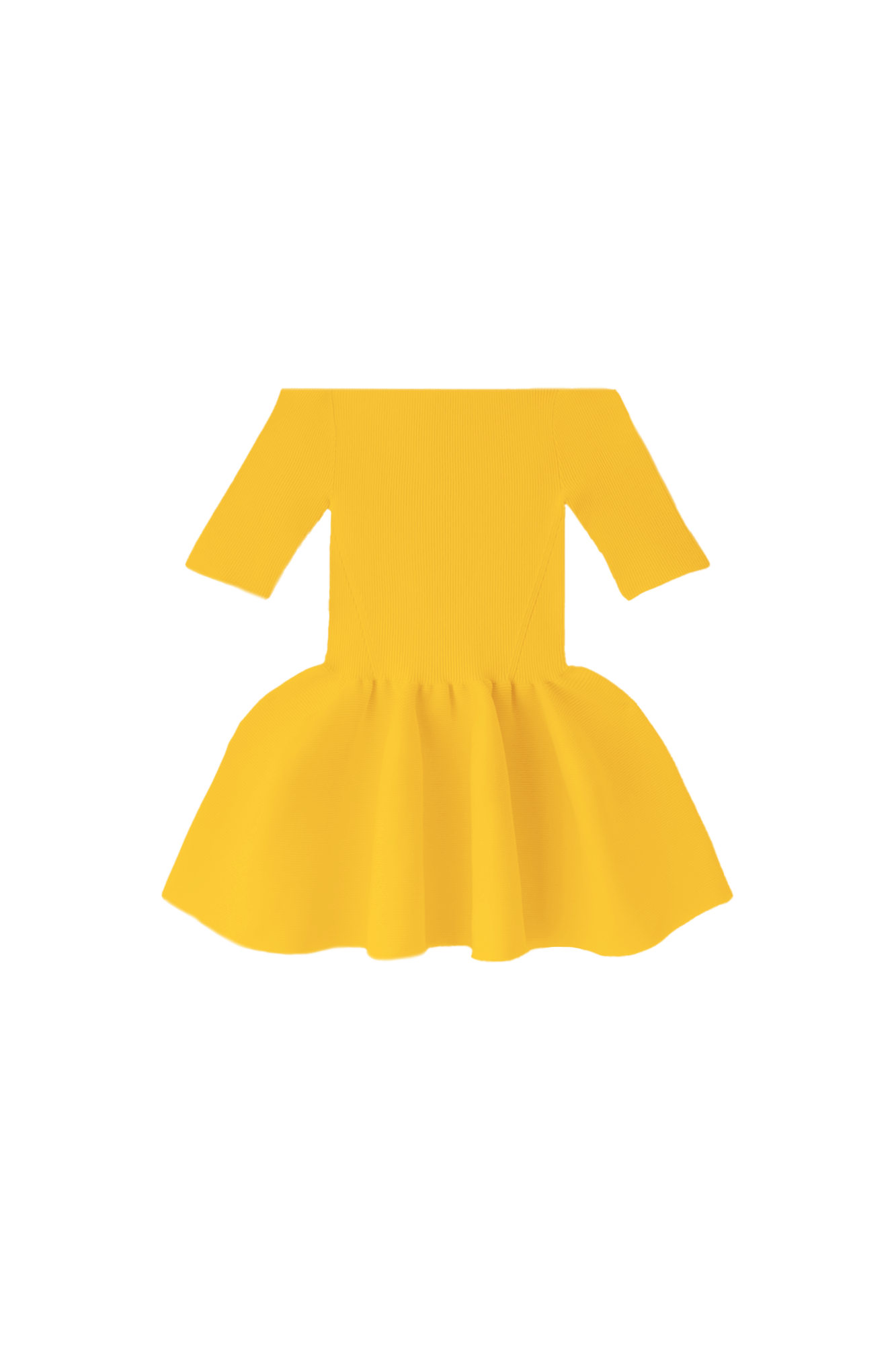 POTTERY HS OFF SHOULDER SHORT SLEEVE TOP - SUNFLOWER