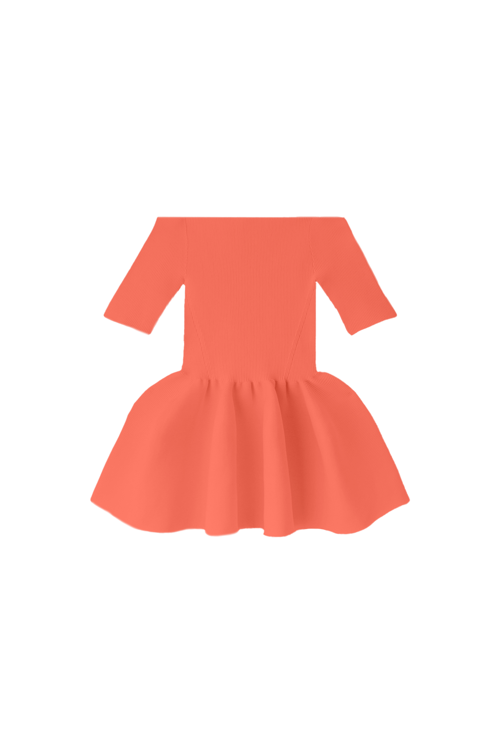 POTTERY HS OFF SHOULDER SHORT SLEEVE TOP - SUNSET ORANGE