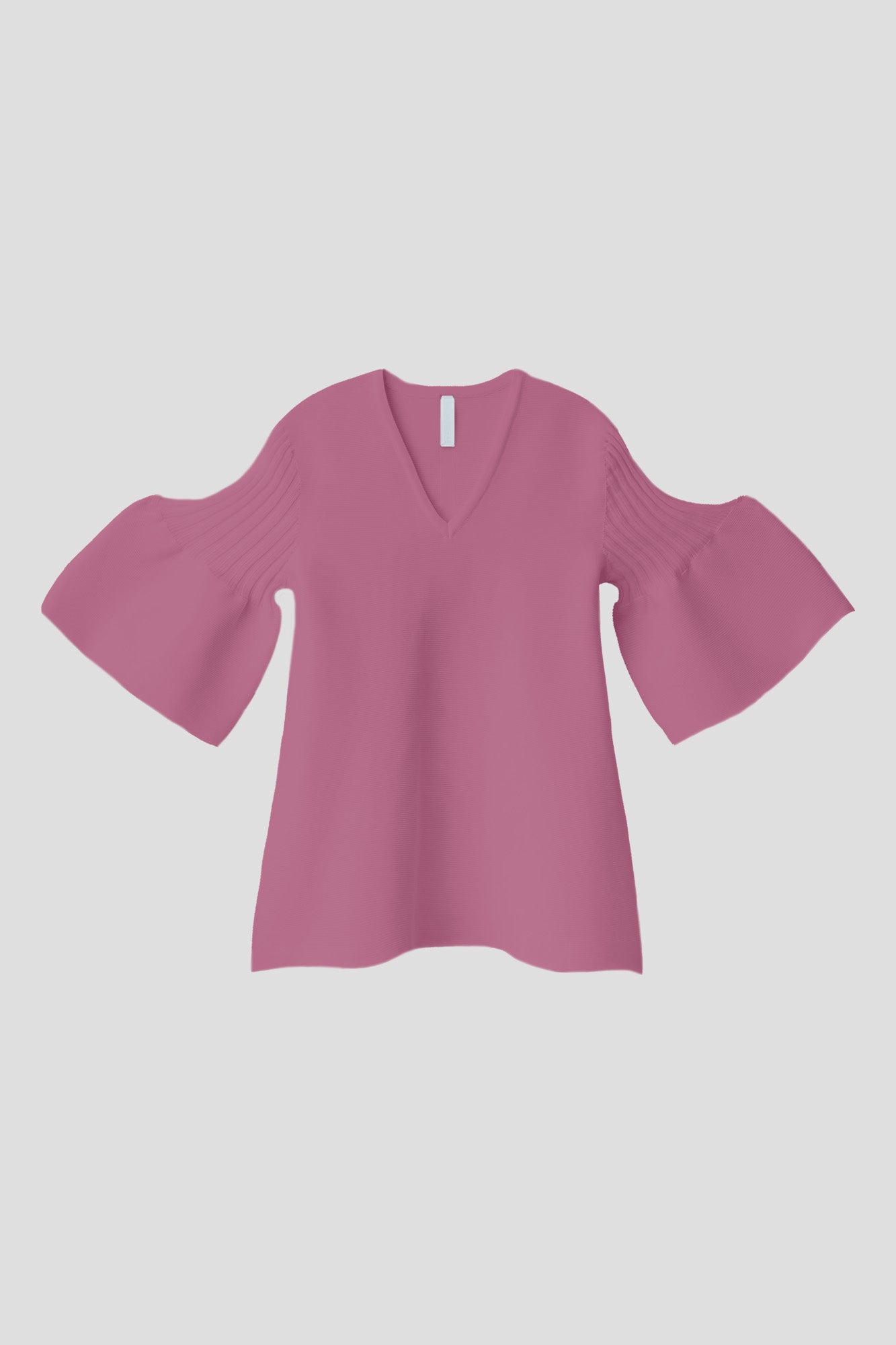 POTTERY SHORT BELL SLEEVE FLARE TOP - PASTEL VIOLET