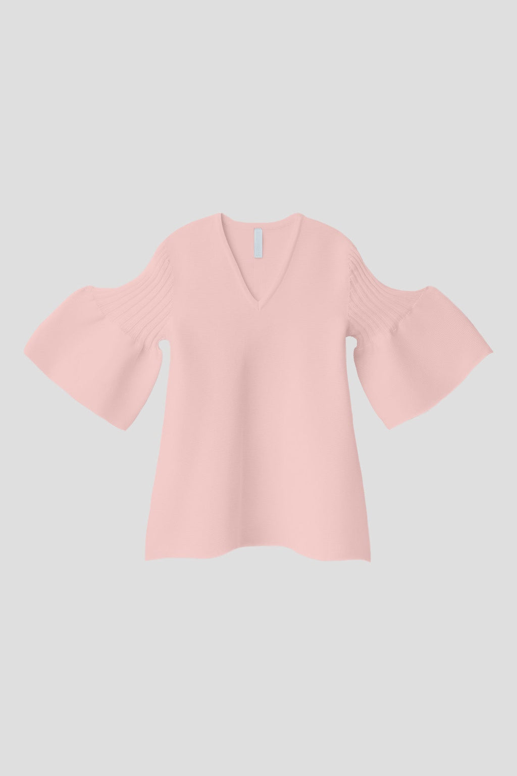 POTTERY SHORT BELL SLEEVE FLARE TOP - TEA ROSE