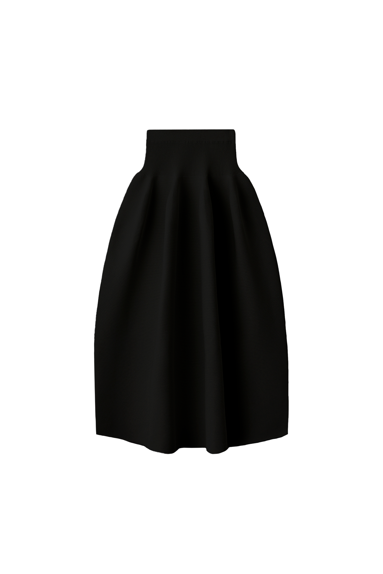 POTTERY SKIRT - BLACK