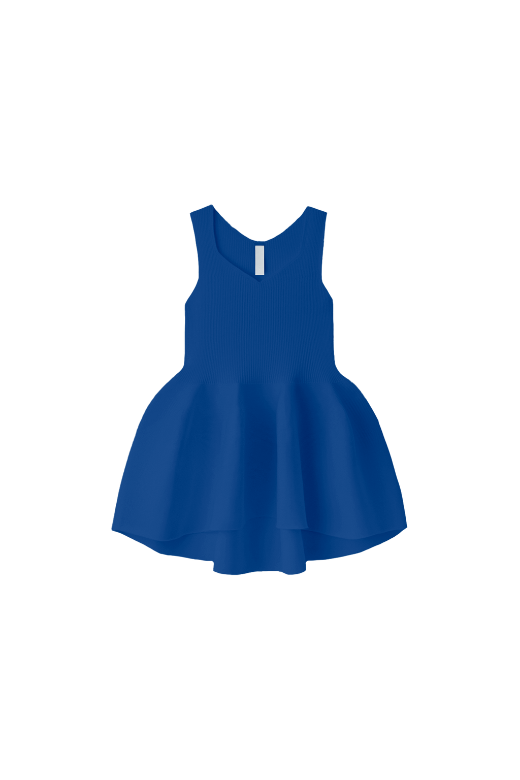 POTTERY SLEEVELESS TOP - AZURE BLUE