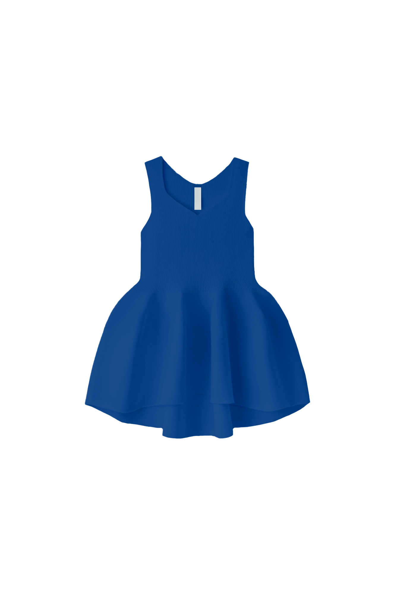 POTTERY SLEEVELESS TOP - AZURE BLUE