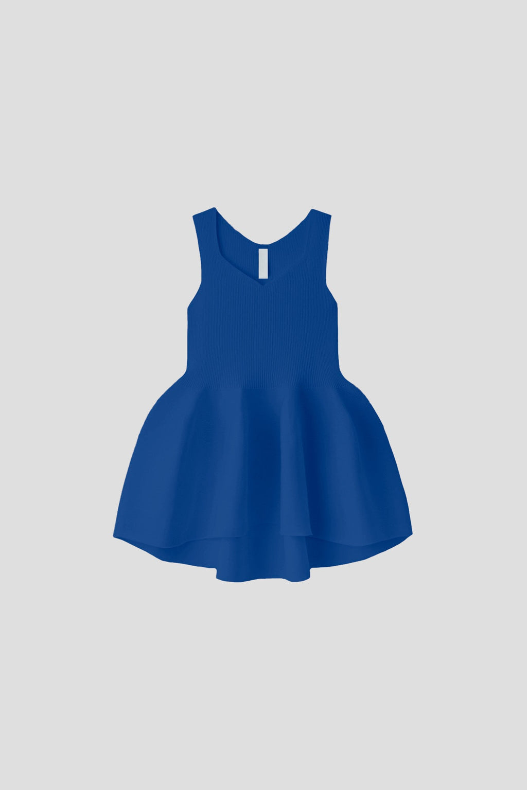 POTTERY SLEEVELESS TOP - AZURE BLUE