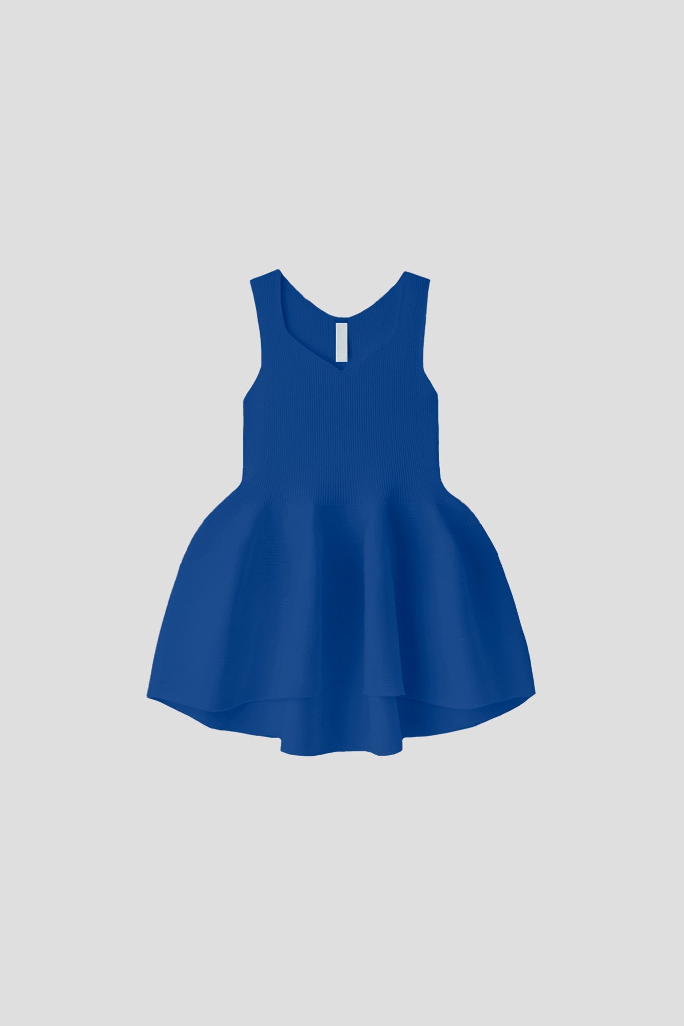 POTTERY SLEEVELESS TOP - AZURE BLUE