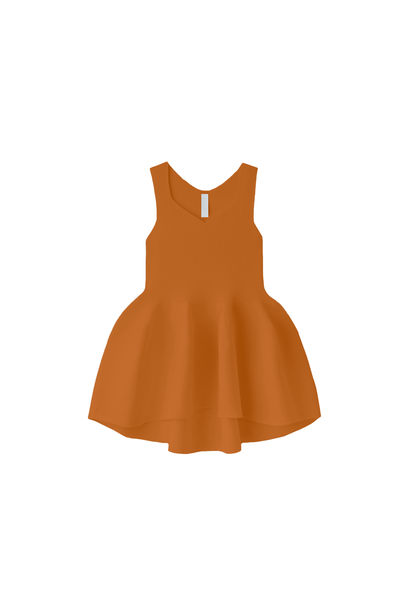 POTTERY SLEEVELESS TOP - COPPER