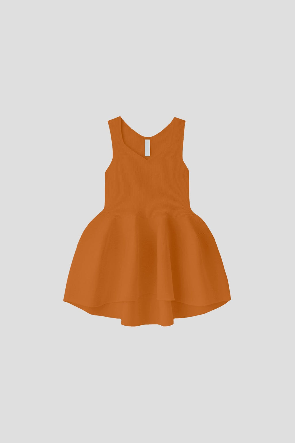 POTTERY SLEEVELESS TOP - COPPER