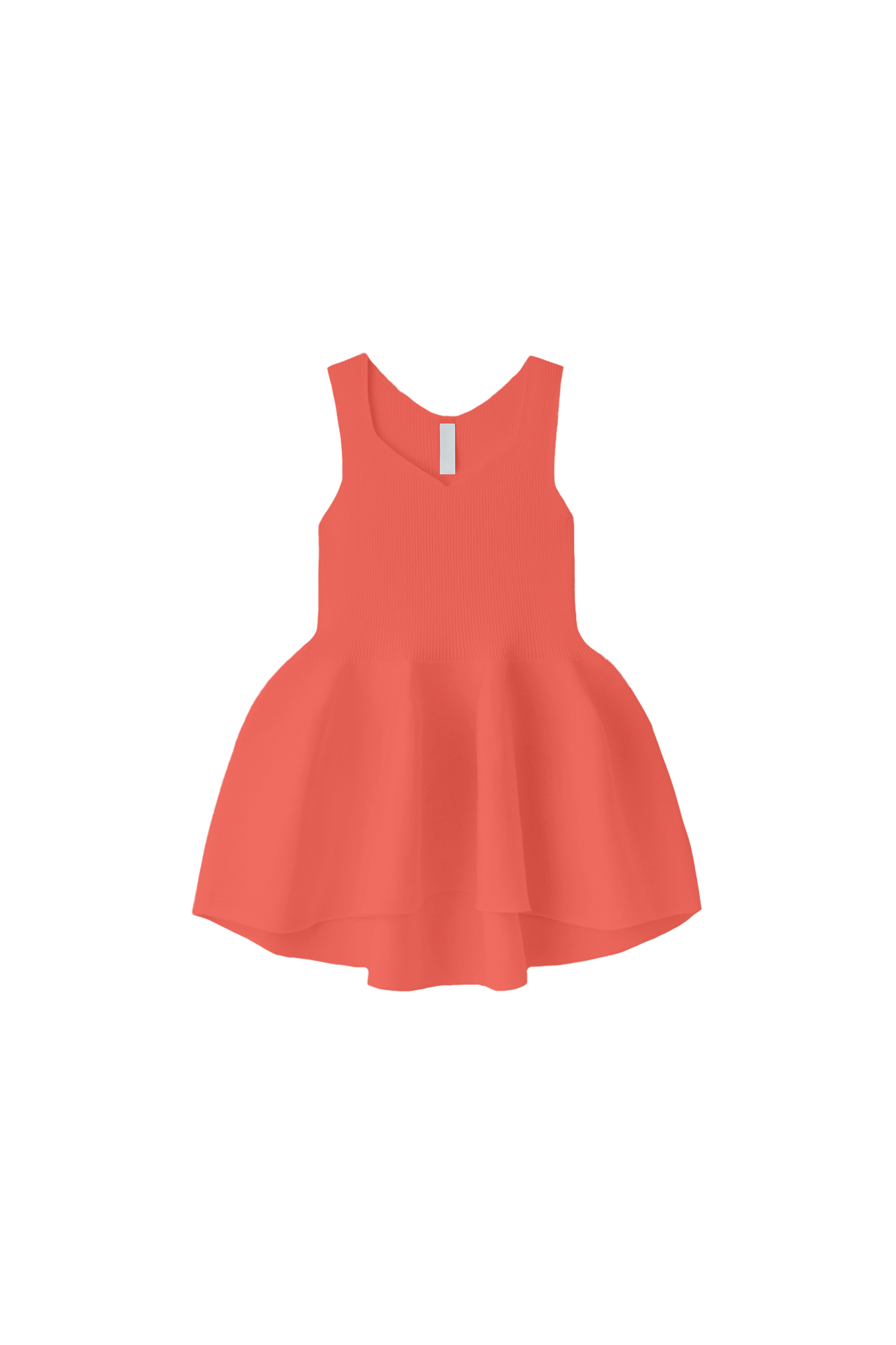 POTTERY SLEEVELESS TOP - CORAL PINK