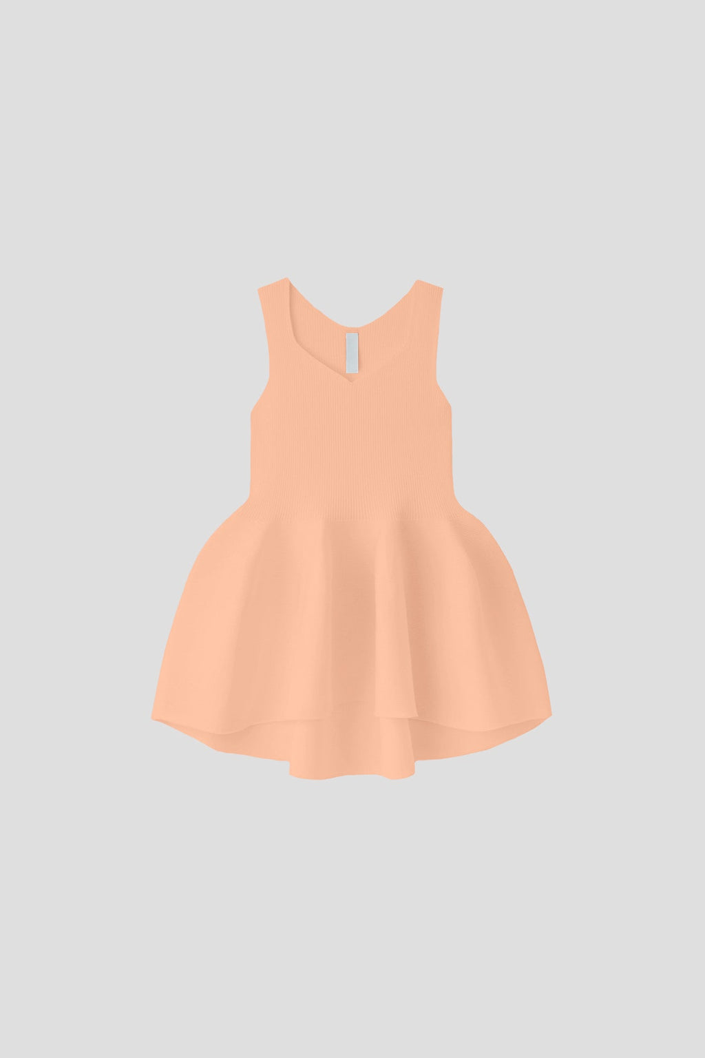 POTTERY SLEEVELESS TOP - PEACH