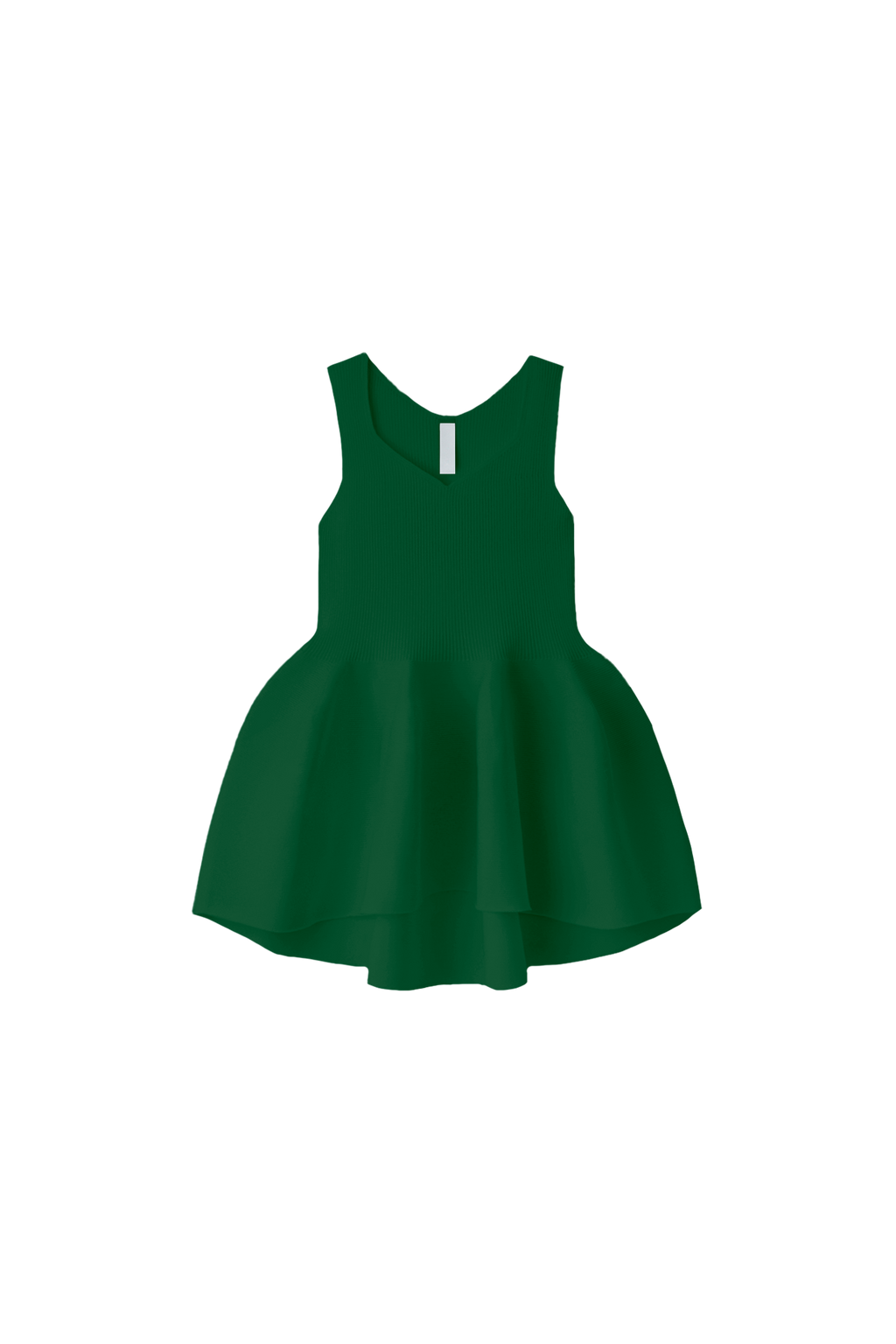 POTTERY SLEEVELESS TOP - PINE GREEN