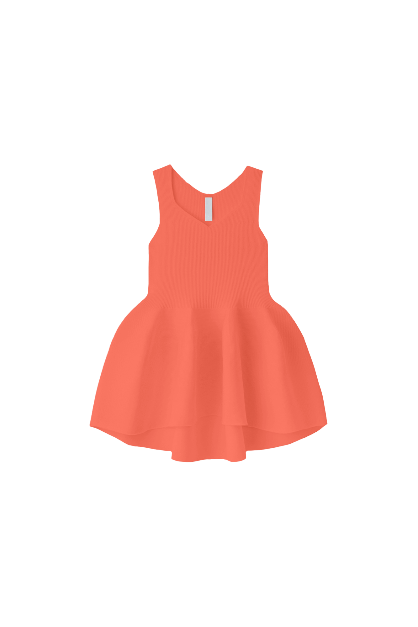 POTTERY SLEEVELESS TOP - SUNSET ORANGE