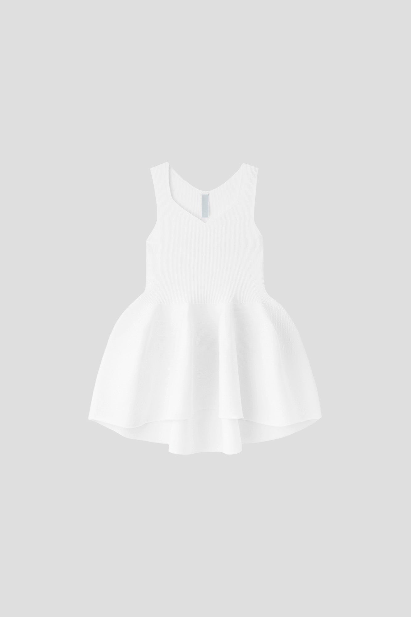 POTTERY SLEEVELESS TOP - WHITE