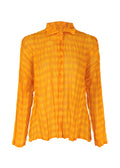 Twisted Border Shirt - ORANGE