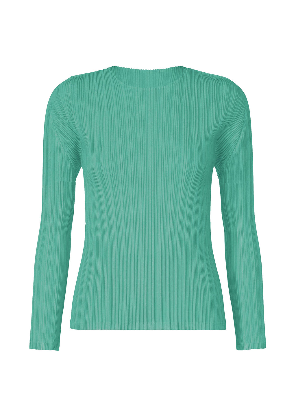 Rib Pleats February - TURQUOISE GREEN