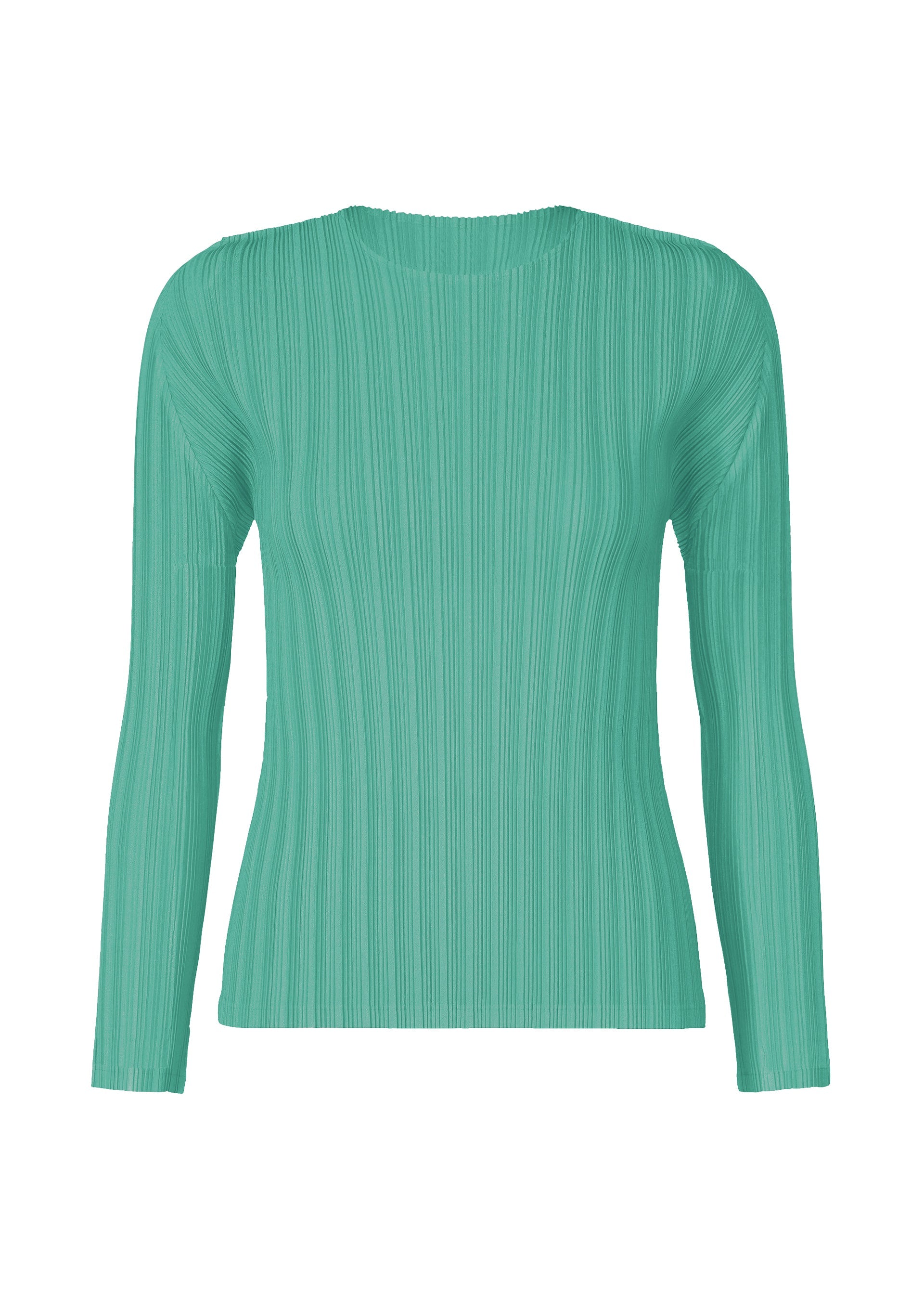 Rib Pleats February - TURQUOISE GREEN