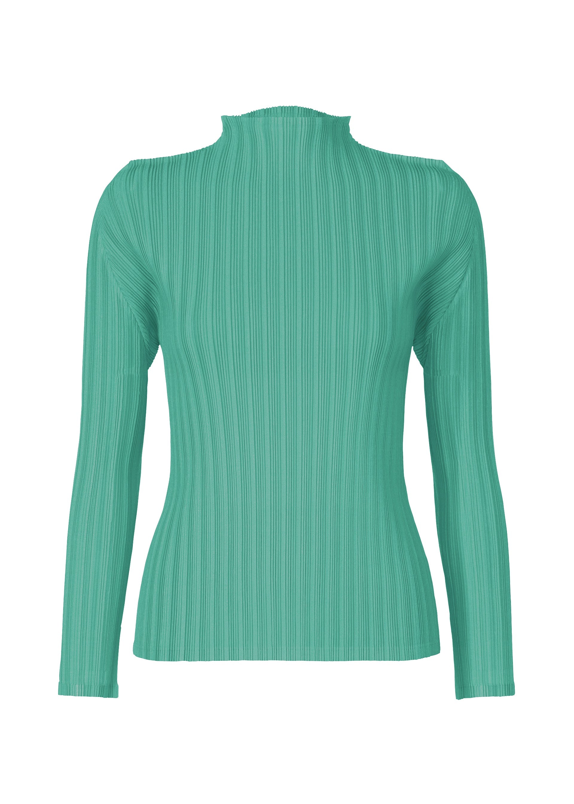 Rib Pleats February - TURQUOISE GREEN