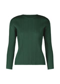 Ramie Pleats - DARK GREEN