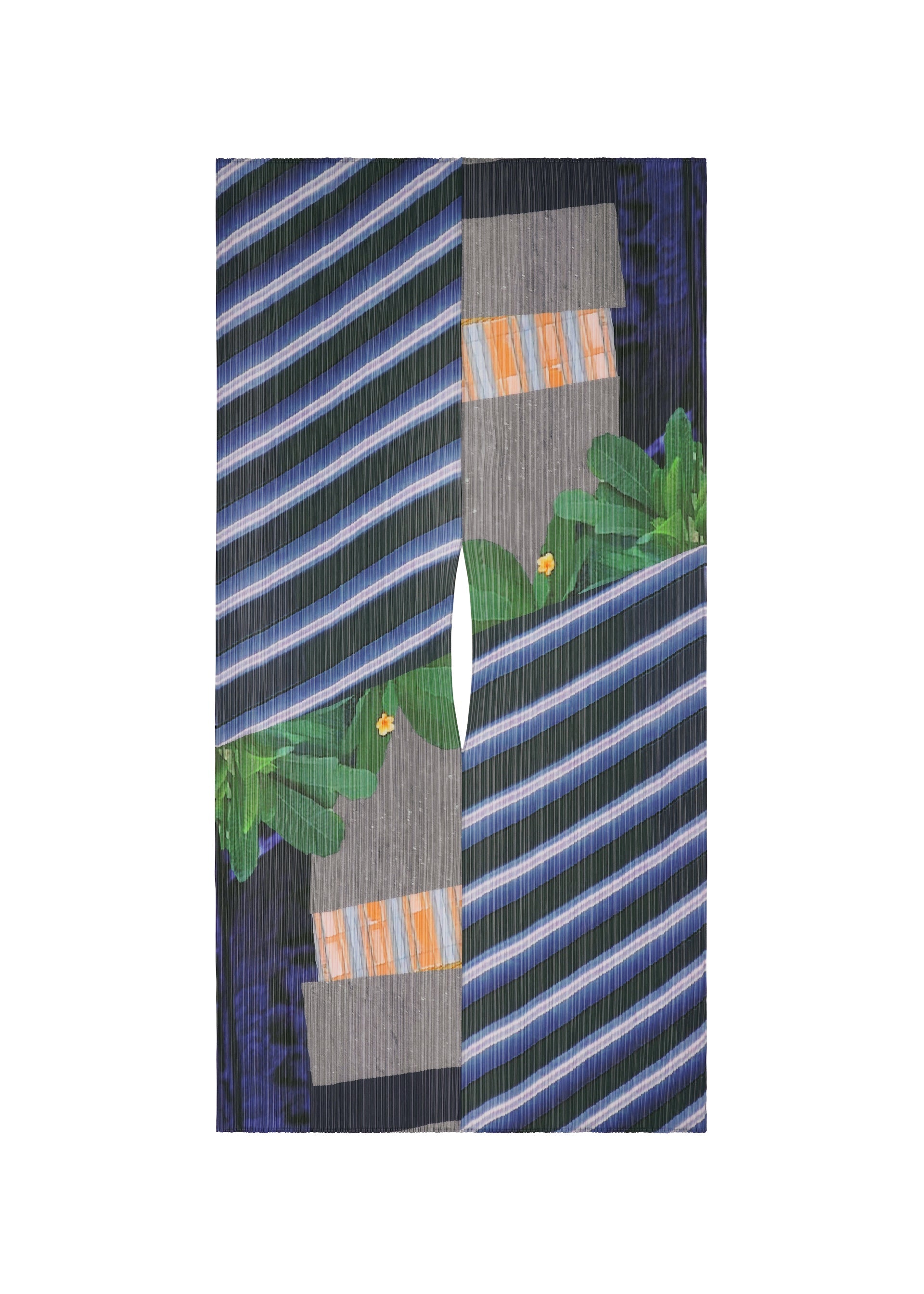 City Collage Madame-T - GRAY×NAVY