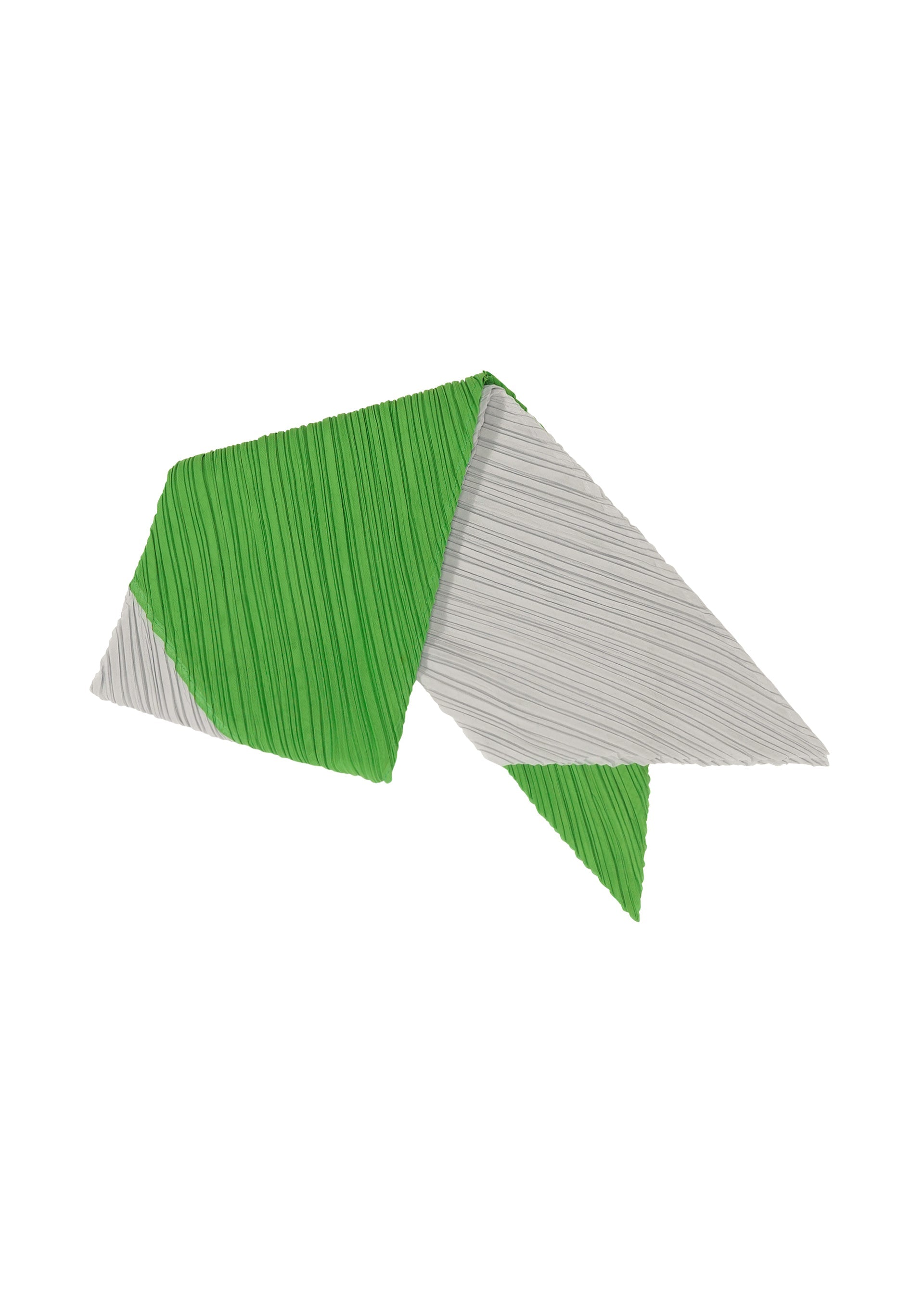 O Scarf April - GREEN×GRAY