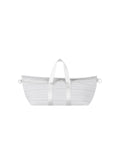 Pleats Boston Bag - LIGHT GRAY