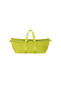Pleats Boston Bag - YELLOW GREEN