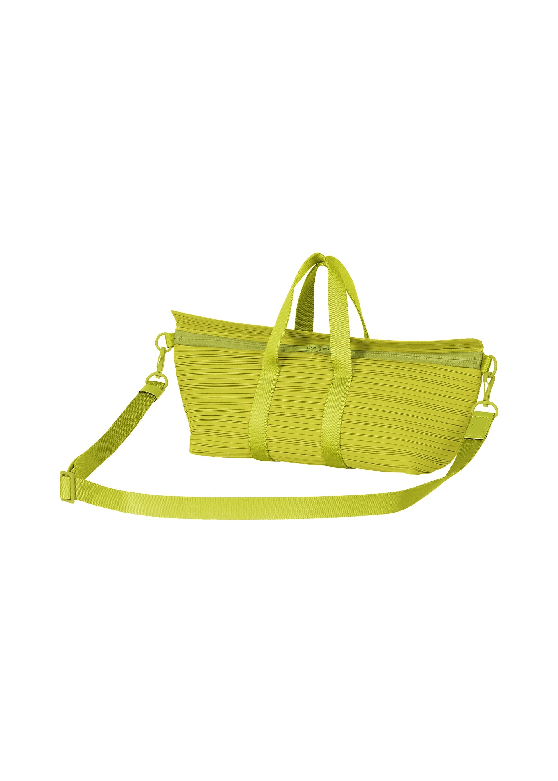 Pleats Boston Bag