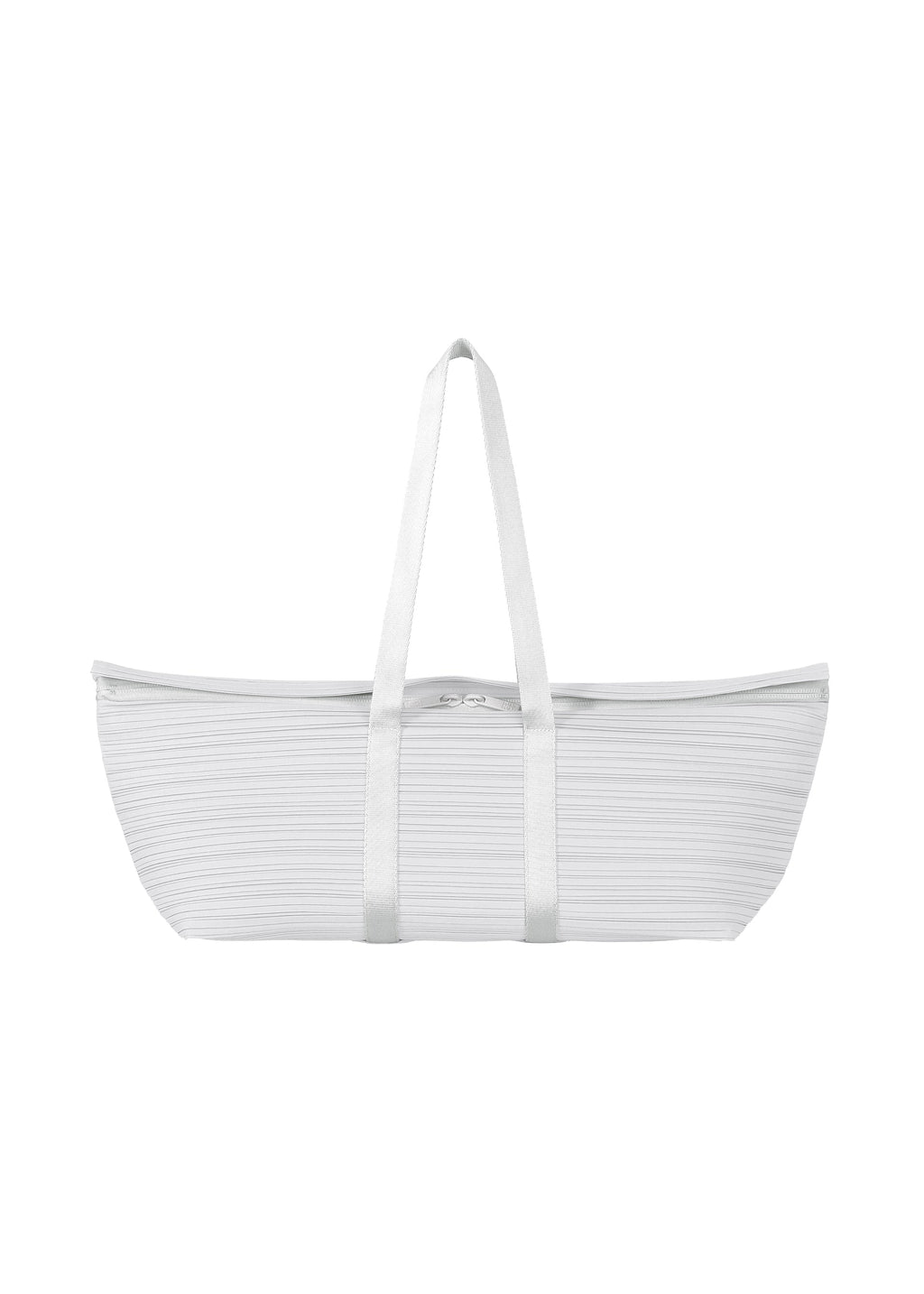 Pleats Boston Bag - LIGHT GRAY