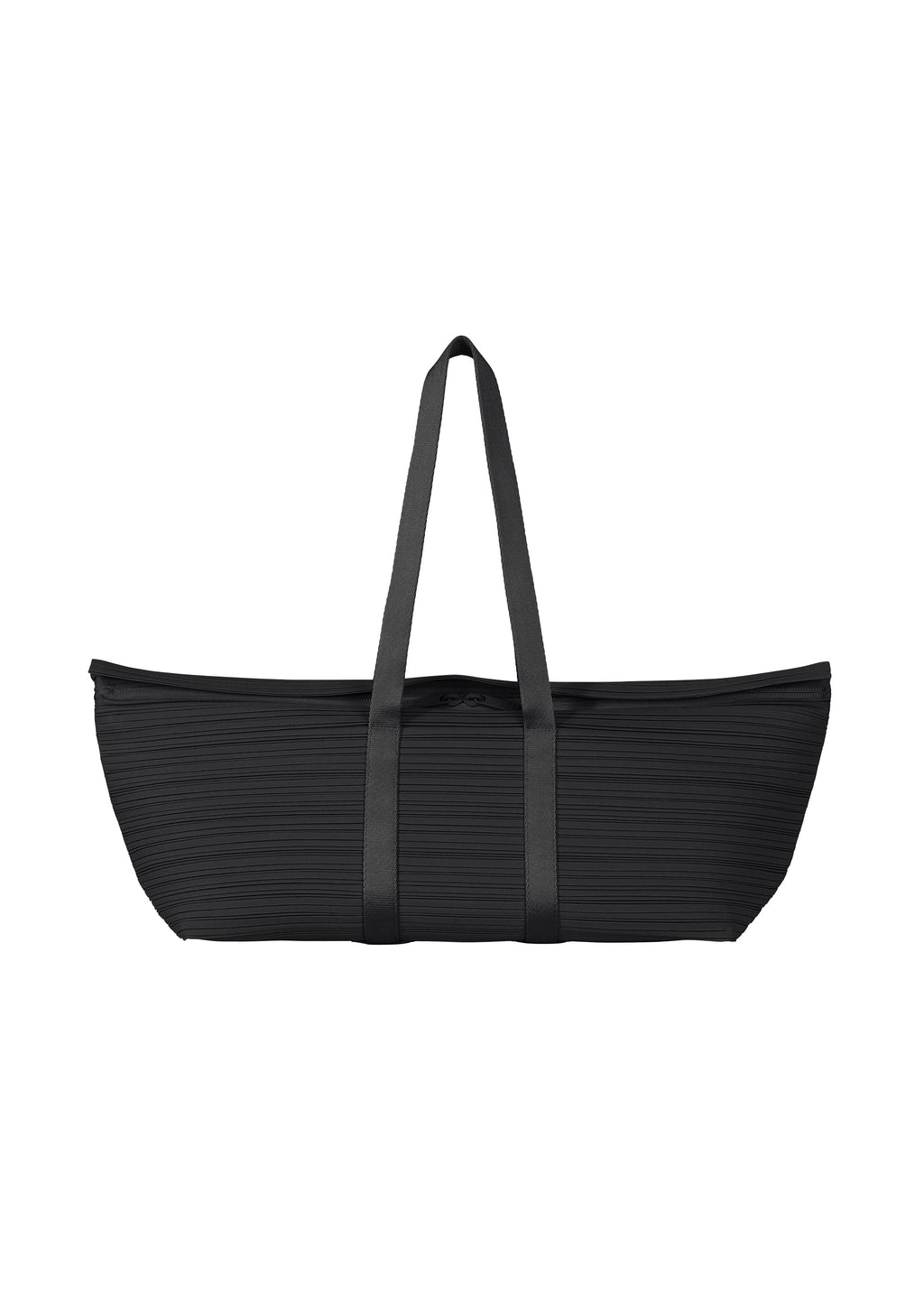 Pleats Boston Bag - BLACK