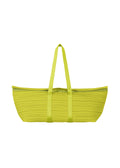 Pleats Boston Bag - YELLOW GREEN