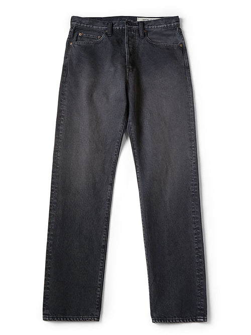 14oz Black x Black Denim 5P Monkey CISCO (Processed) - Black