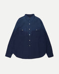 LOT.117 WORK SHIRT - FADED NAVY CHECK