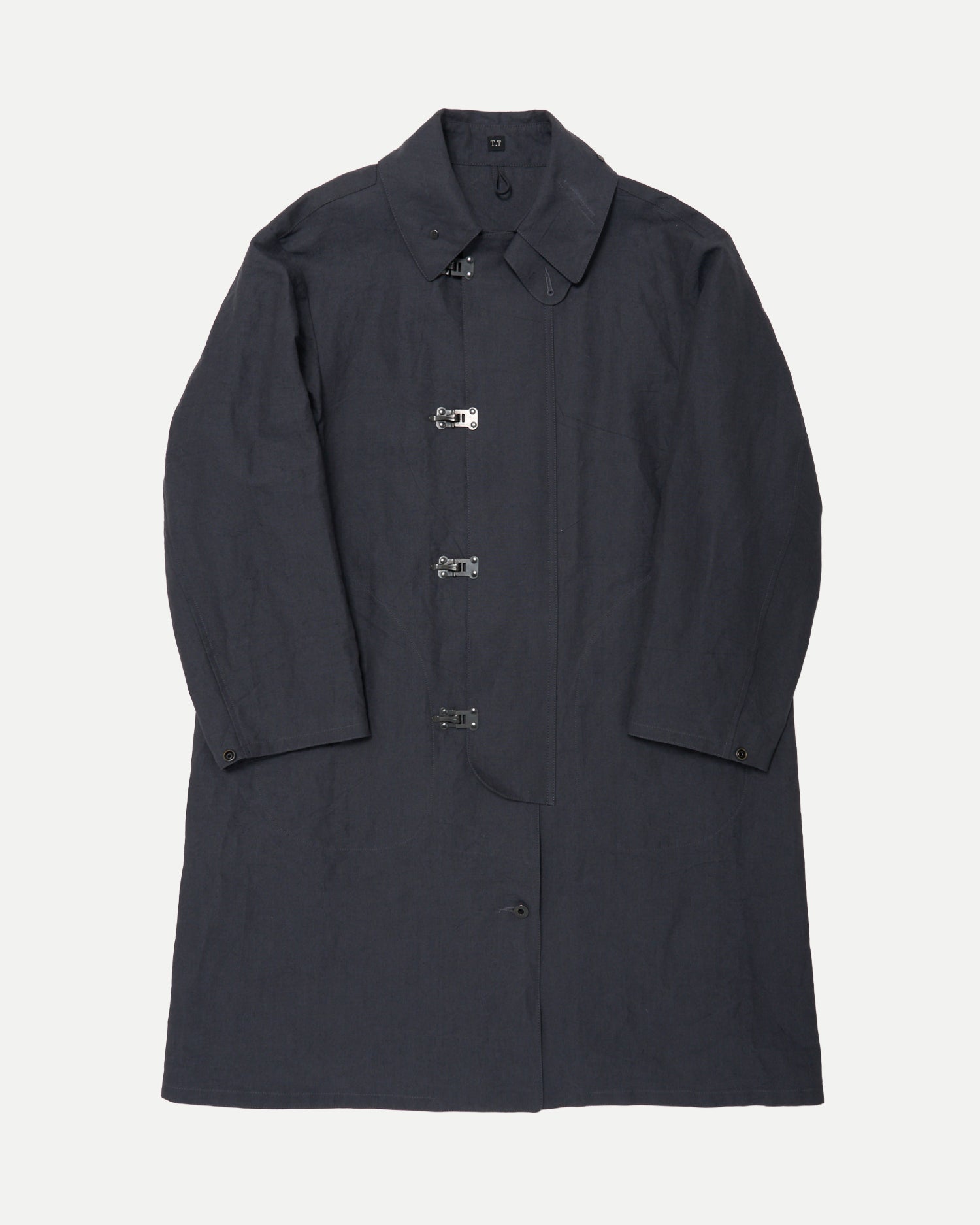 LOT.411 M-1918 RAIN COAT - CHARCOAL