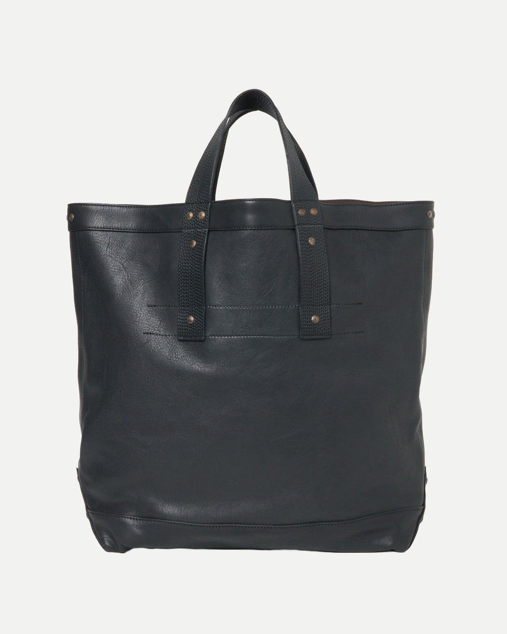 LOT.023 COAL BAG HORSE LEATHER - BLACK LEATHER