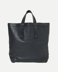 LOT.023 COAL BAG HORSE LEATHER - BLACK LEATHER