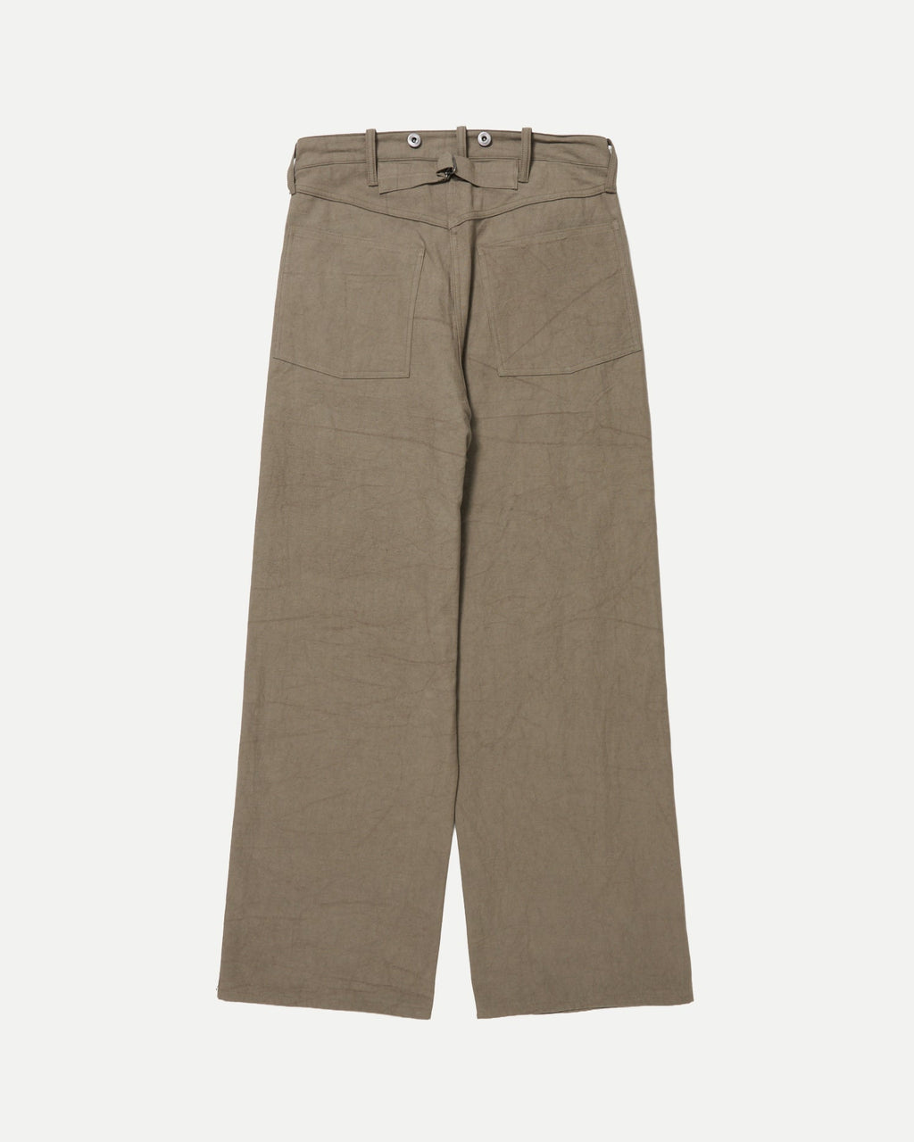 LOT.209 BUCKLE-BACKED TROUSERS