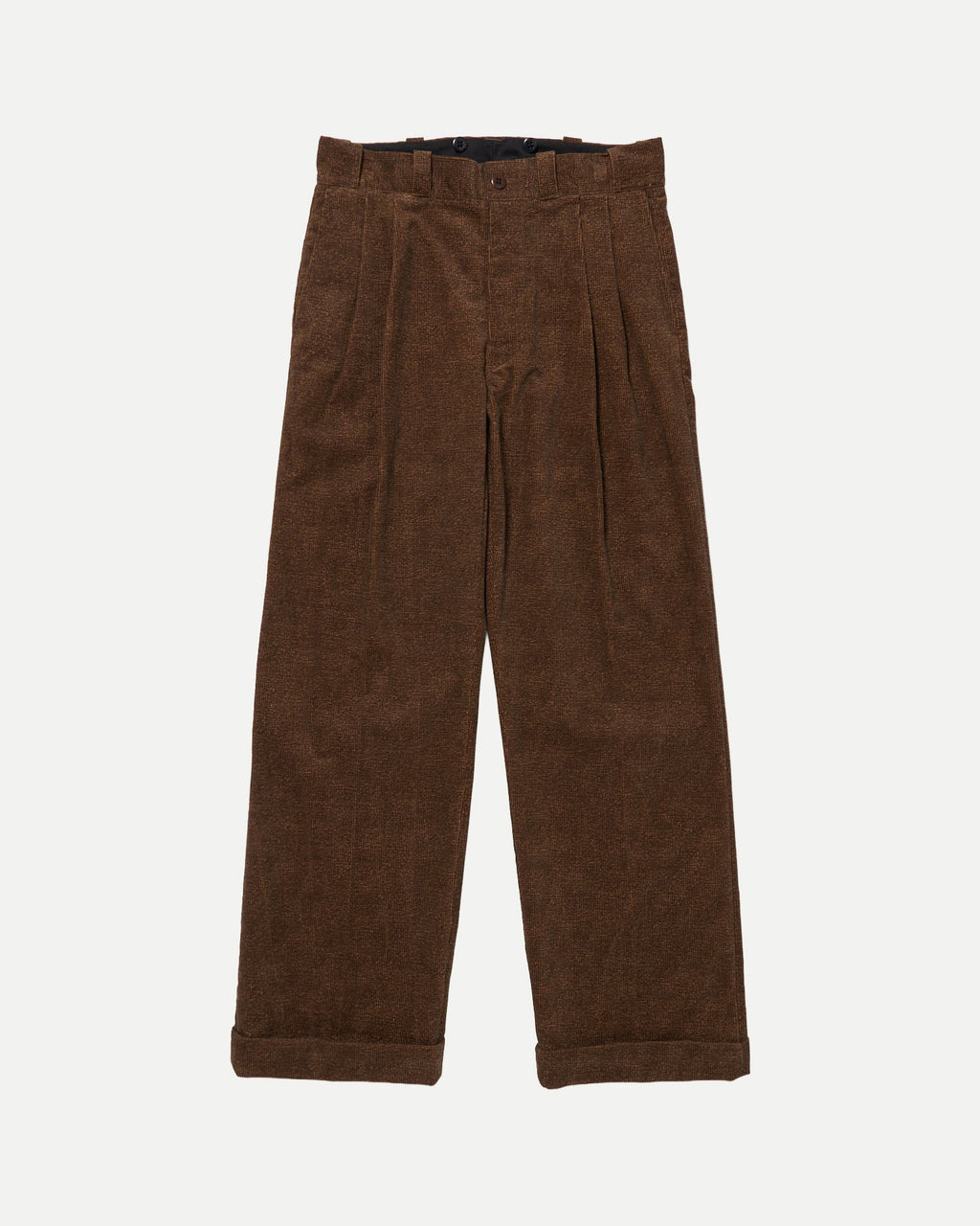 LOT.201 WORK TROUSERS - Melange Brown