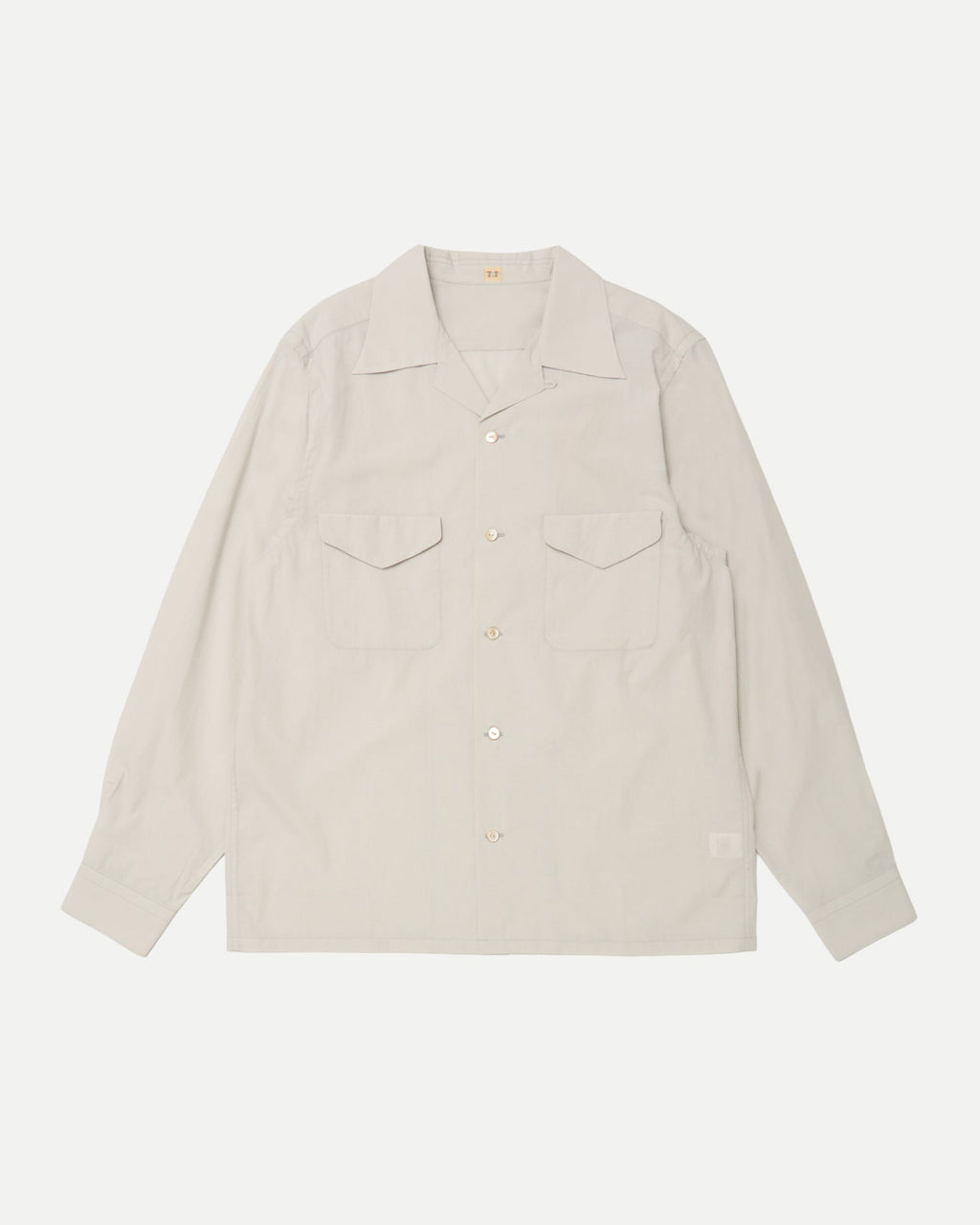 LOT.101 OPEN COLLAR SHIRT - LIGHT GRAY
