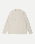 LOT.101 OPEN COLLAR SHIRT - LIGHT GRAY