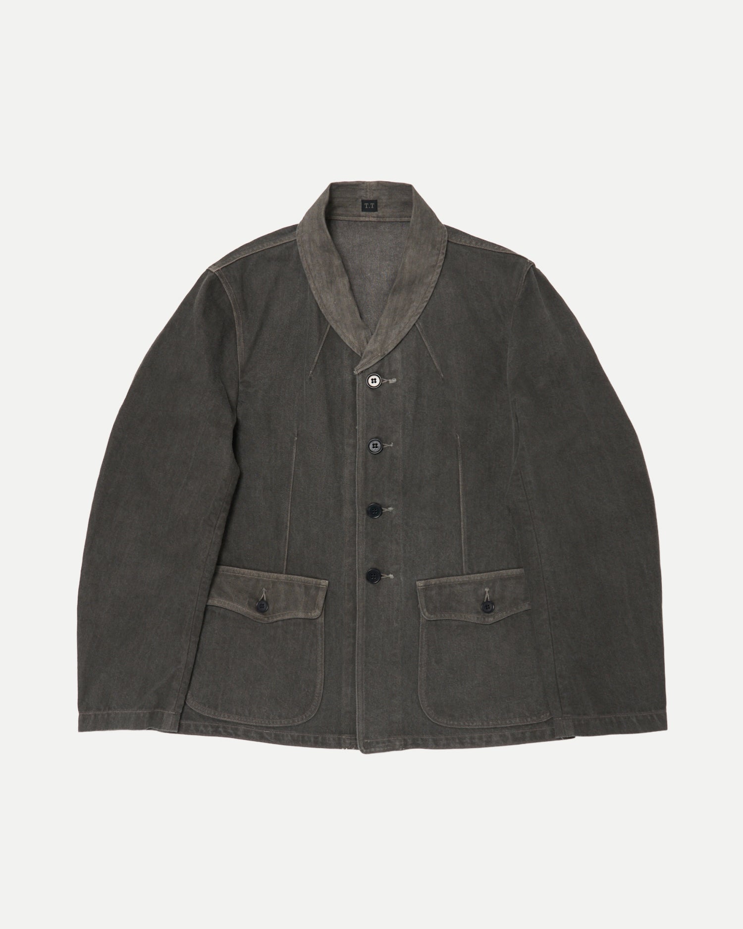 LOT.327 MODIFIED SHAWL COLLAR JACKET - SUMI